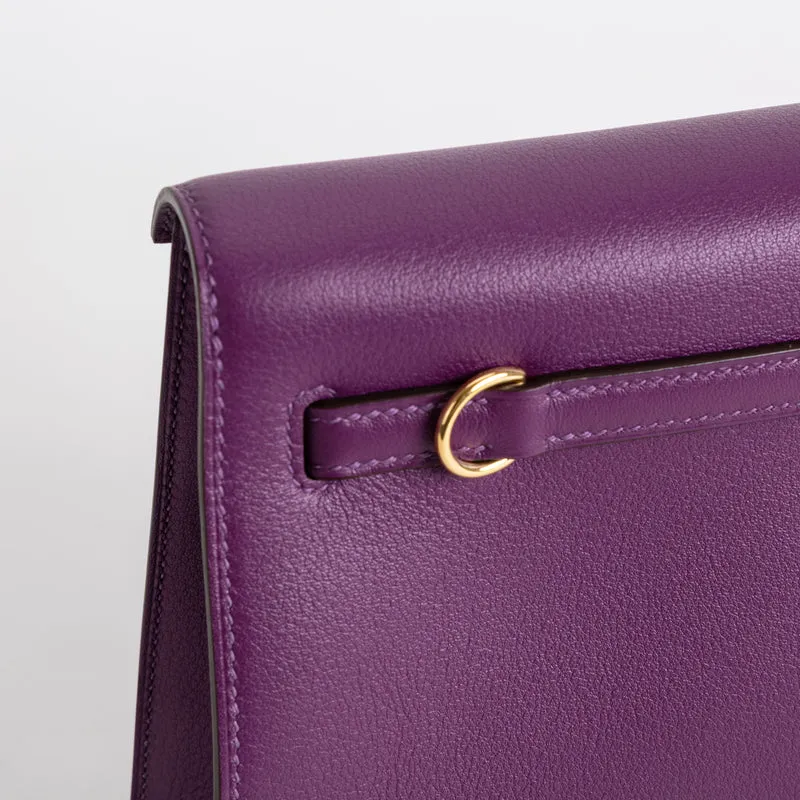 KELLY DANSE SWIFT LEATHER ANEMONE WITH GOLD HARDWARE (GHW) - 5