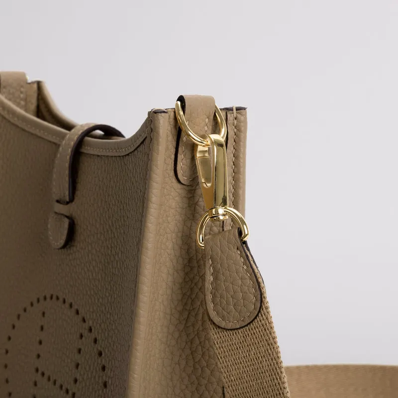 MINI EVELYNE (TPM) CLEMENCE LEATHER CHAI WITH GOLD HARDWARE (GHW) - 4