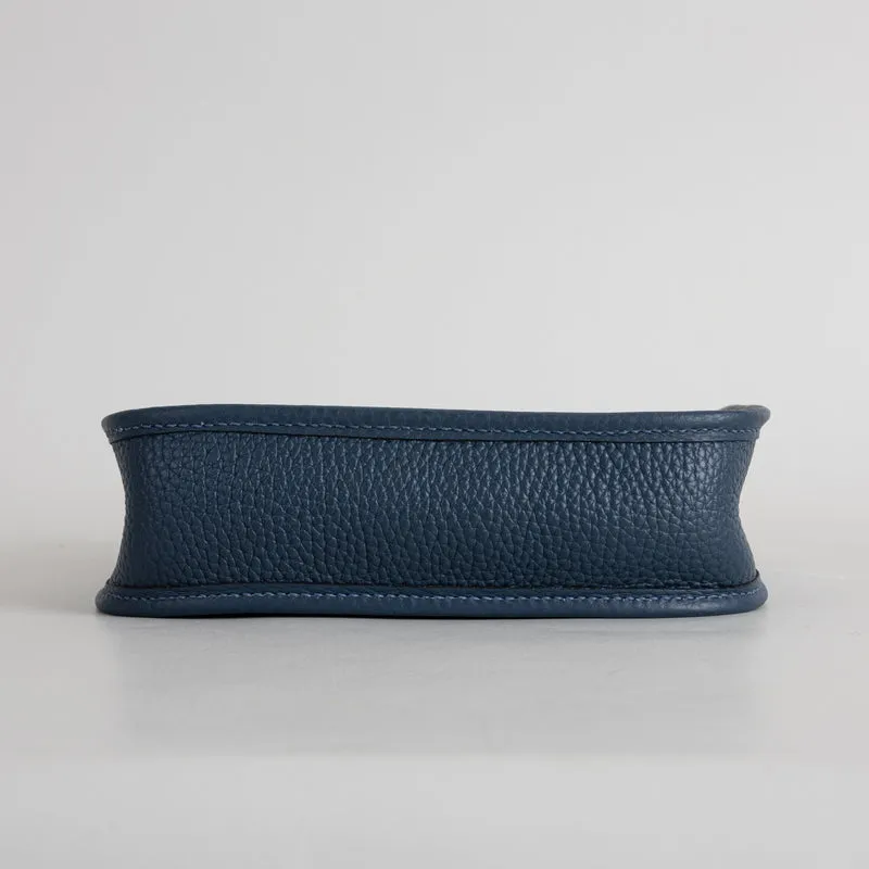 MINI EVELYNE (TPM) CLEMENCE LEATHER BLEU SAPHIRE WITH GOLD HARDWARE (GHW) - 7