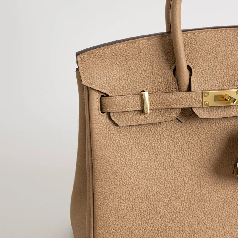 BIRKIN 25 TOGO LEATHER CHAI WITH GOLD HARDWARE (GHW) - 5