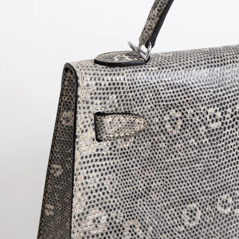 MINI KELLY II (20) OMBRE LIZARD LEATHER WITH PALLADIUM HARDWARE (PHW) - 5