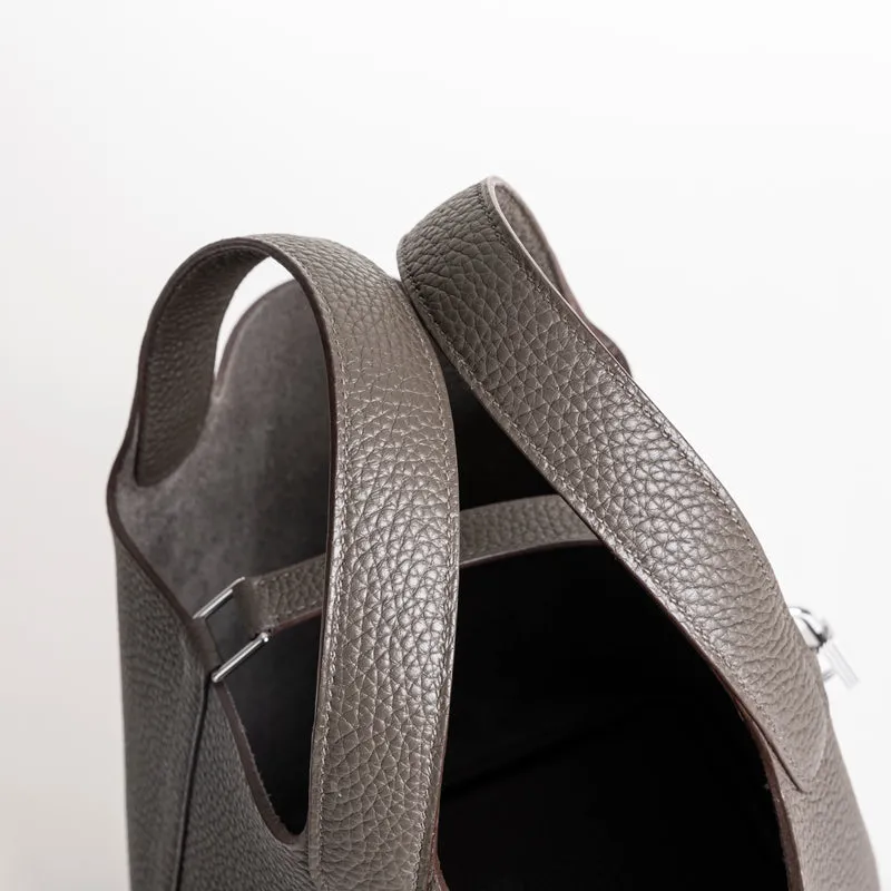 PICOTIN 18 LOCK CLEMENCE LEATHER ETAIN WITH PALLADIUM HARDWARE (PHW) - 4