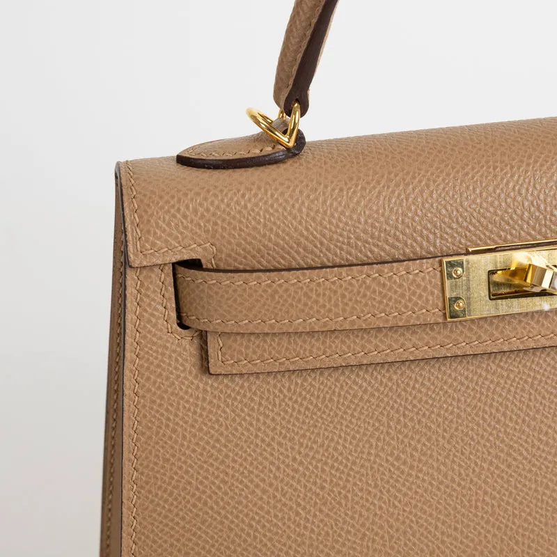MINI KELLY II (20) EPSOM LEATHER CHAI WITH GOLD HARDWARE (GHW) - 5