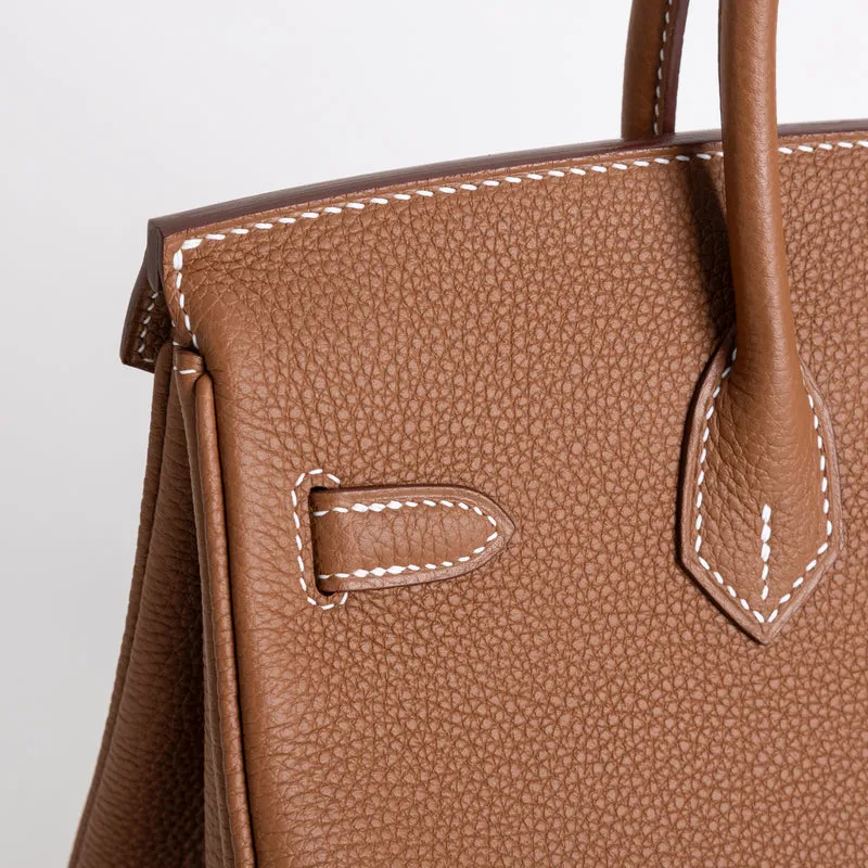 BIRKIN 25 TOGO LEATHER GOLD WITH GOLD HARDWARE (GHW) - 6