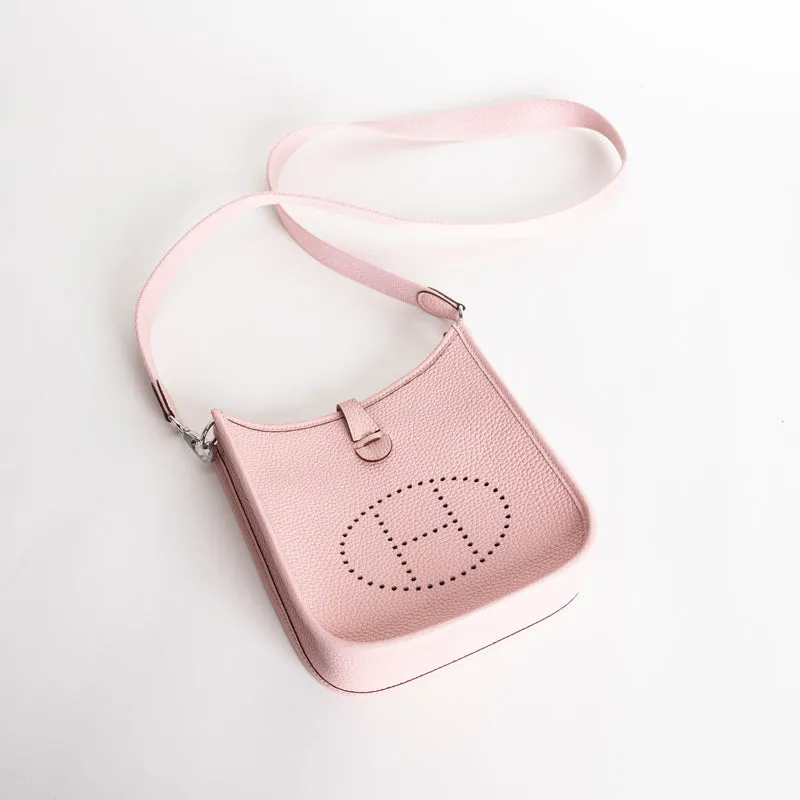 MINI EVELYNE (TPM) CLEMENCE LEATHER ROSE SAKURA WITH PALLADIUM HARDWARE (PHW) - 4