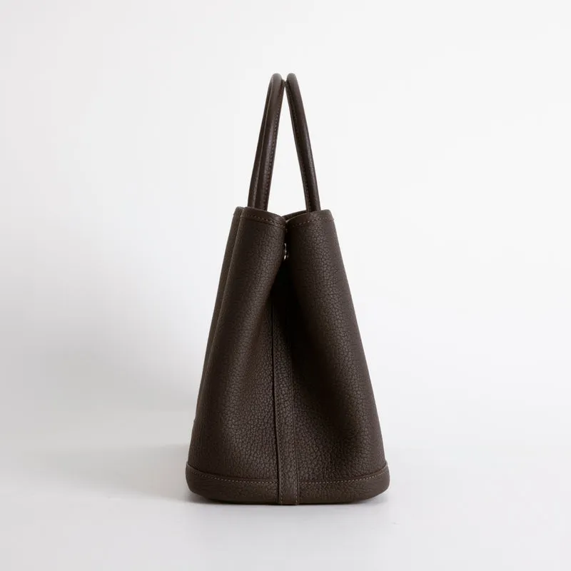 GARDEN PARTY 30 NEGONDA LEATHER EBENE WITH PALLADIUM HARDWARE (PHW) - 4