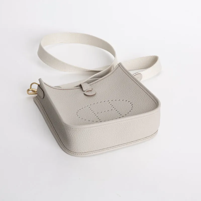 MINI EVELYNE (TPM) CLEMENCE LEATHER BETON WITH GOLD HARDWARE (GHW) - 3