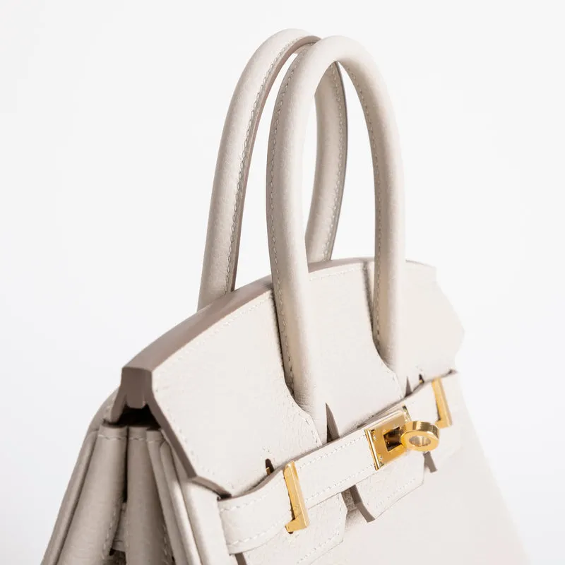 BIRKIN 25 TOGO LEATHER CRAIE WITH GOLD HARDWARE (GHW) - 6