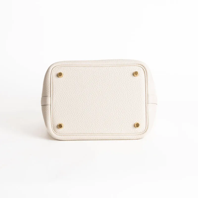 PICOTIN 18 LOCK CLEMENCE LEATHER CRAIE WITH GOLD HARDWARE (GHW) - 6