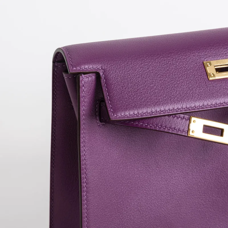 KELLY DANSE SWIFT LEATHER ANEMONE WITH GOLD HARDWARE (GHW) - 4