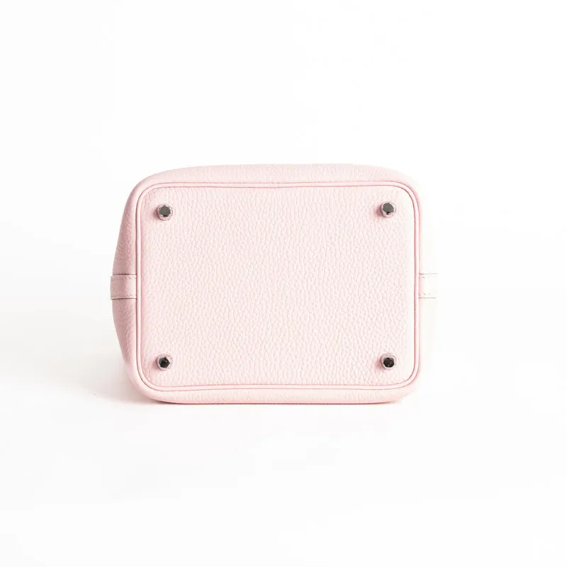 PICOTIN 18 LOCK CLEMENCE LEATHER ROSE SAKURA WITH PALLADIUM HARDWARE (PHW) - 6
