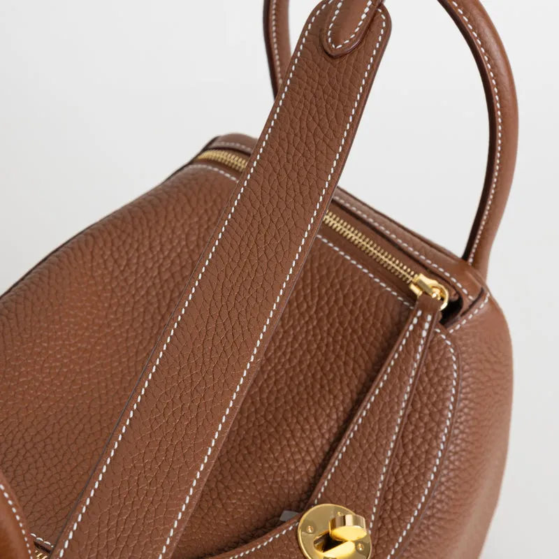 LINDY 26 CLEMENCE LEATHER GOLD WITH GOLD HARDWARE (GHW) - 4
