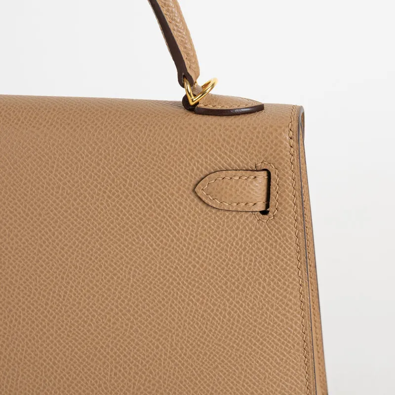 MINI KELLY II (20) EPSOM LEATHER CHAI WITH GOLD HARDWARE (GHW) - 6