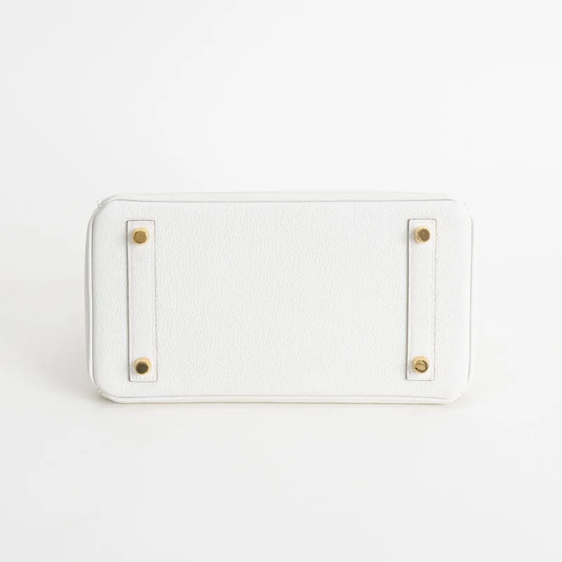 BIRKIN 25 TOGO LEATHER BLANC WITH GOLD HARDWARE (GHW) - 7