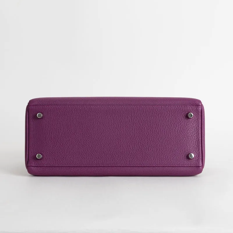 KELLY 28 TOGO LEATHER ANEMONE WITH PALLADIUM HARDWARE (PHW) - 7