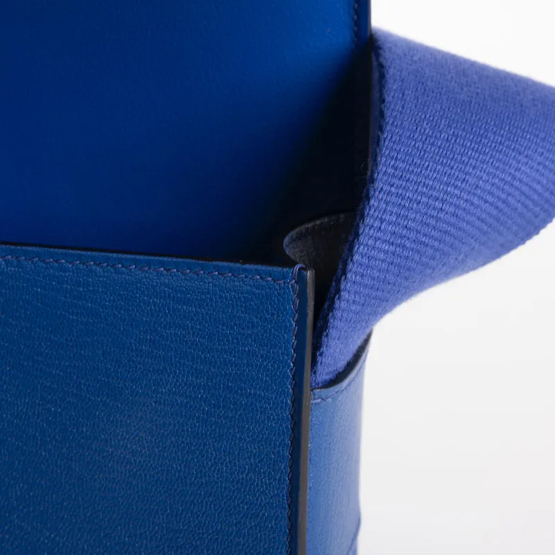 GETA CHEVRE LEATHER BLEU ELECTRIC WITH PALLADIUM HARDWARE (PHW) - 4