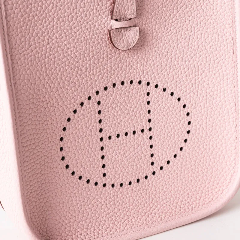 MINI EVELYNE (TPM) CLEMENCE LEATHER ROSE SAKURA WITH PALLADIUM HARDWARE (PHW) - 6