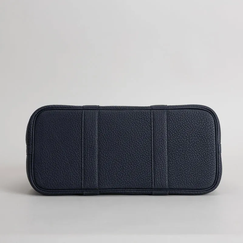 GARDEN PARTY 30 NEGONDA LEATHER BLEU NUIT WITH PALLADIUM HARDWARE (PHW) - 5
