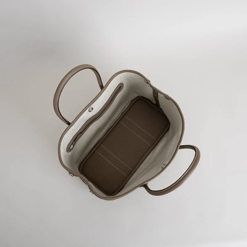 GARDEN PARTY 30 NEGONDA LEATHER ETOUPE WITH PALLADIUM HARDWARE (PHW) - 3