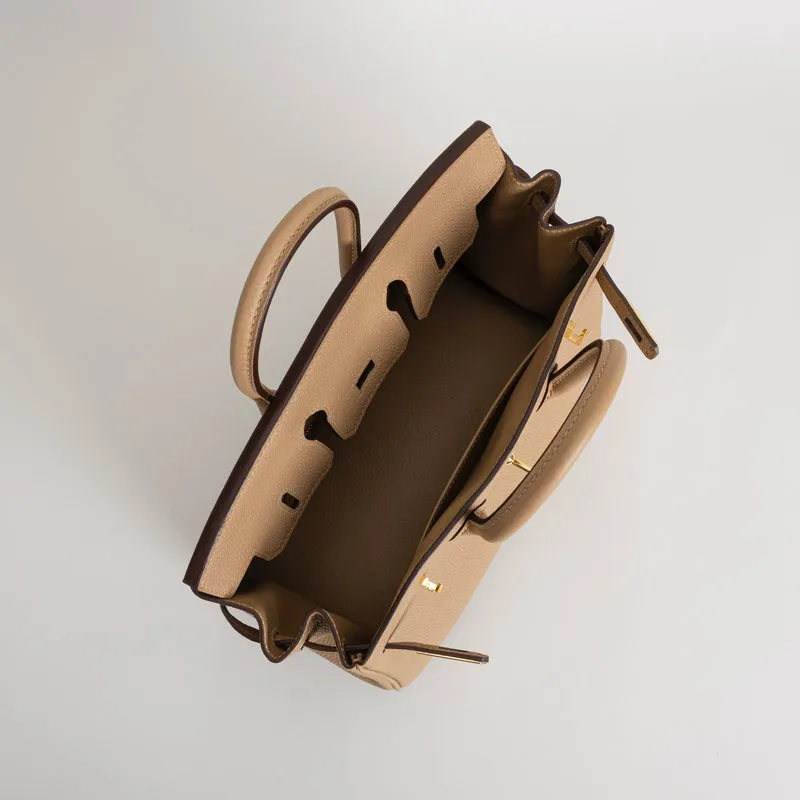 BIRKIN 25 TOGO LEATHER CHAI WITH GOLD HARDWARE (GHW) - 4
