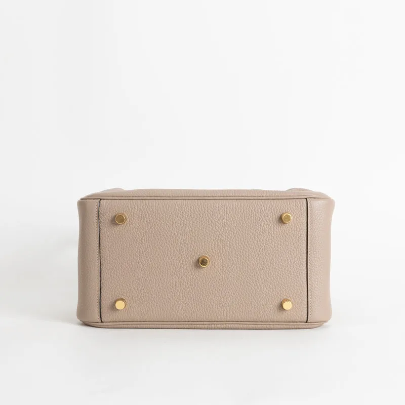 LINDY 26 CLEMENCE LEATHER TRENCH WITH GOLD HARDWARE (GHW) - 6