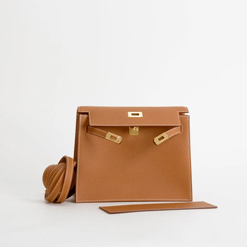 KELLY DANSE EVERCOLOR LEATHER GOLD WITH GOLD HARDWARE (GHW) - 4