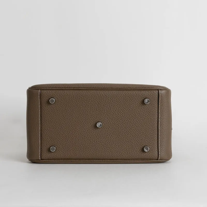 LINDY 30 CLEMENCE LEATHER ETOUPE WITH PALLADIUM HARDWARE (PHW) - 6