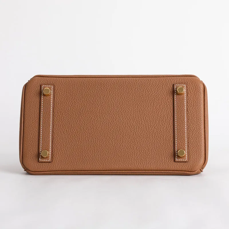 BIRKIN 25 TOGO LEATHER GOLD WITH GOLD HARDWARE (GHW) - 7