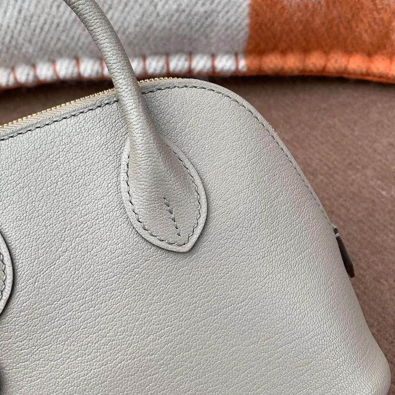 MINI BOLIDE CHEVRE LEATHER GRIS ASPHALTE WITH GOLD HARDWARE (GHW) - 3