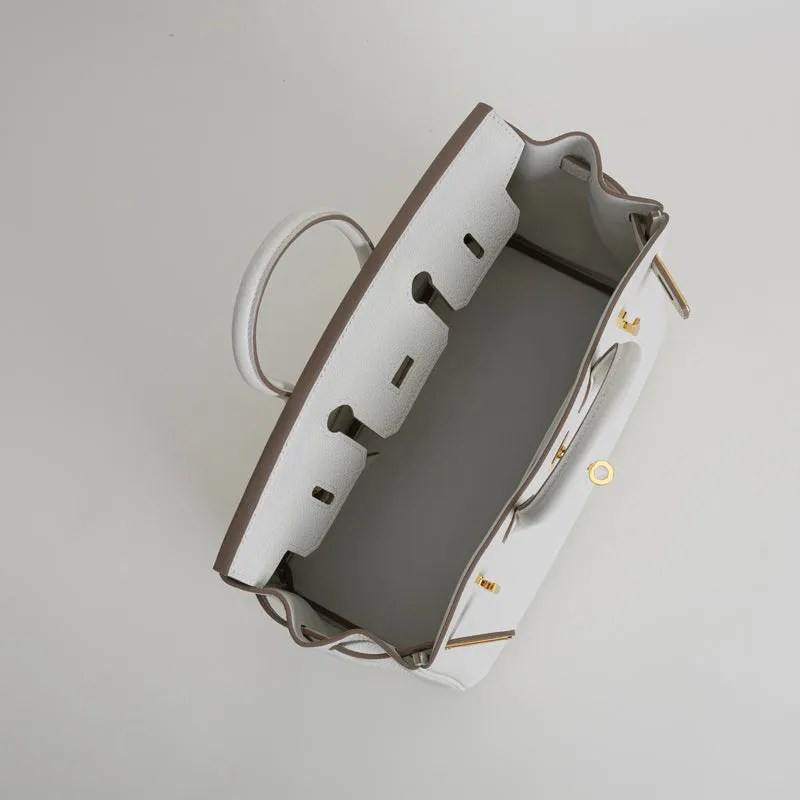 BIRKIN 25 TOGO LEATHER BLANC WITH GOLD HARDWARE (GHW) - 3