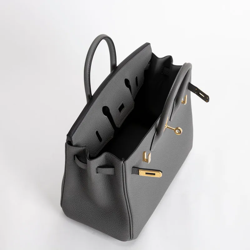 BIRKIN 25 TOGO LEATHER GRIS MEYER WITH GOLD HARDWARE (GHW) - 3