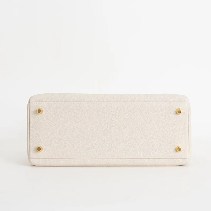 KELLY 28 TOGO LEATHER CRAIE WITH GOLD HARDWARE (GHW) - 7