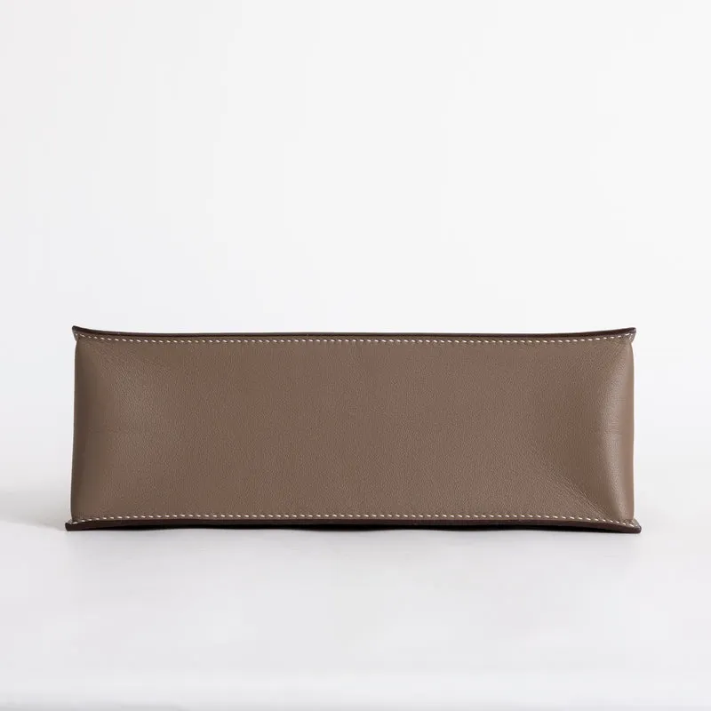KELLY DANSE SWIFT LEATHER ETOUPE WITH GOLD HARDWARE (GHW) - 6