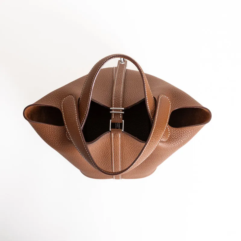 PICOTIN 18 LOCK CLEMENCE LEATHER GOLD WITH PALLADIUM HARDWARE (PHW) - 3