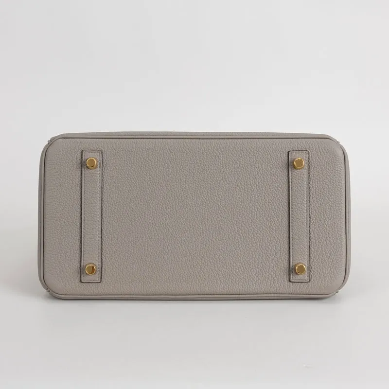 BIRKIN 30 TOGO LEATHER GRIS ASPHALTE WITH GOLD HARDWARE (GHW) - 7