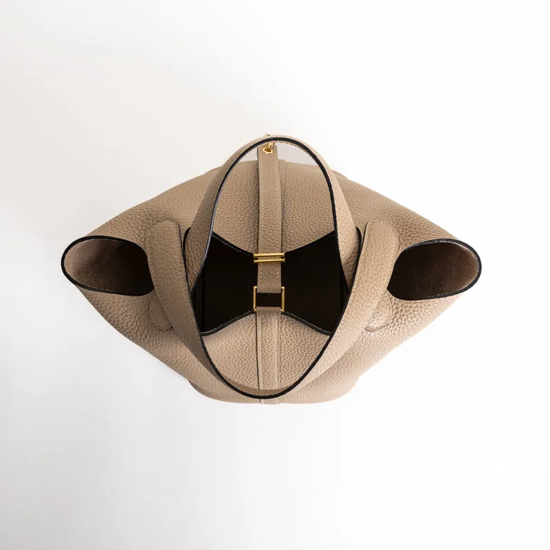 PICOTIN 18 LOCK CLEMENCE LEATHER TRENCH TAURILLON WITH GOLD HARDWARE (GHW) - 3