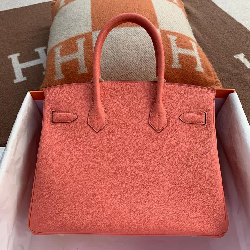 BIRKIN 30 TOGO LEATHER ROSE AZALEE WITH GOLD HARDWARE (GHW) - 2