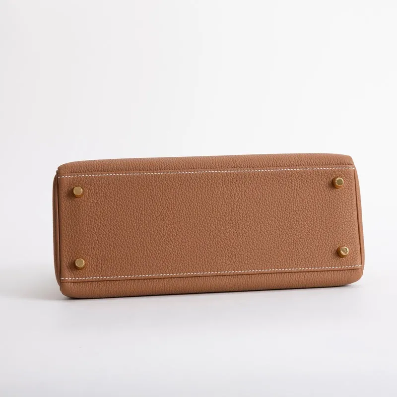 KELLY 28 TOGO LEATHER GOLD WITH GOLD HARDWARE (GHW) - 6