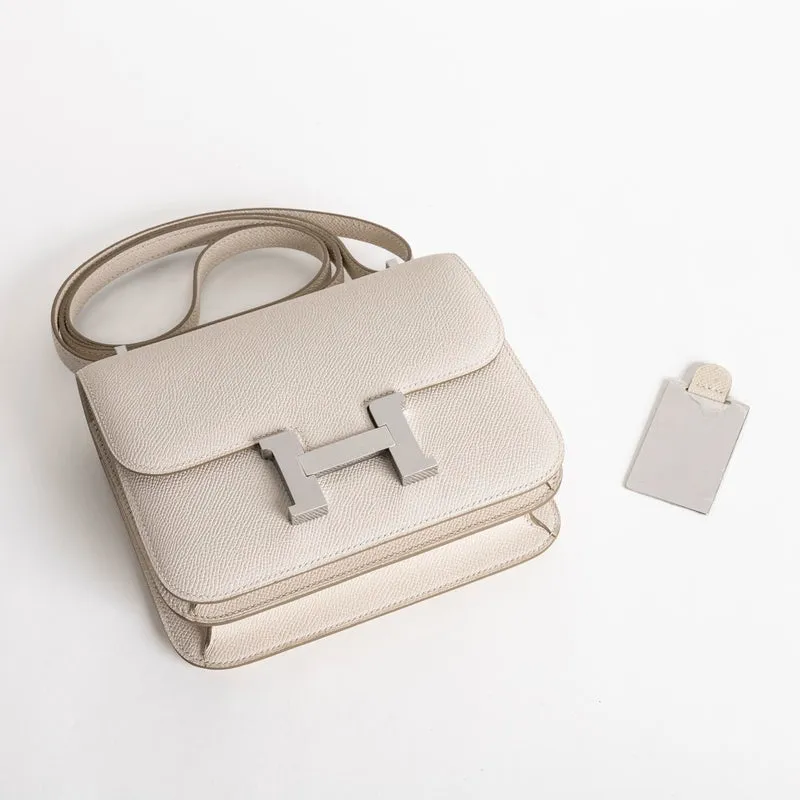 CONSTANCE 18 (MINI) EPSOM LEATHER CRAIE WITH PALLADIUM HARDWARE (PHW) - 4