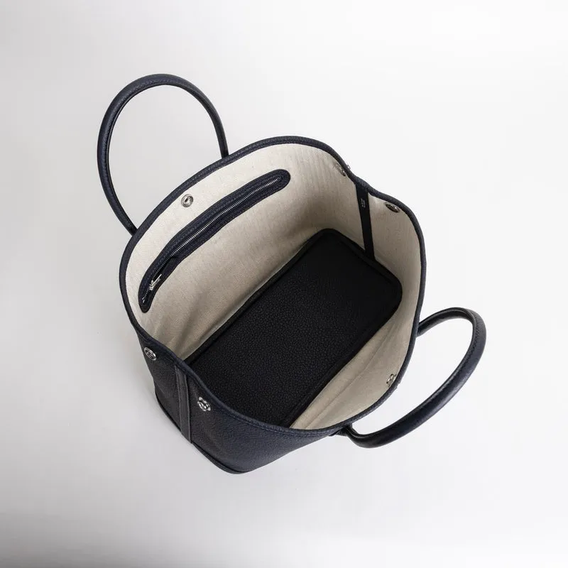GARDEN PARTY 30 NEGONDA LEATHER BLEU INDIGO WITH PALLADIUM HARDWARE (PHW) - 3