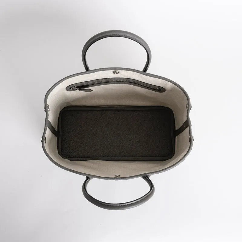 GARDEN PARTY 30 NEGONDA LEATHER GRIS MEYER WITH PALLADIUM HARDWARE (PHW) - 3