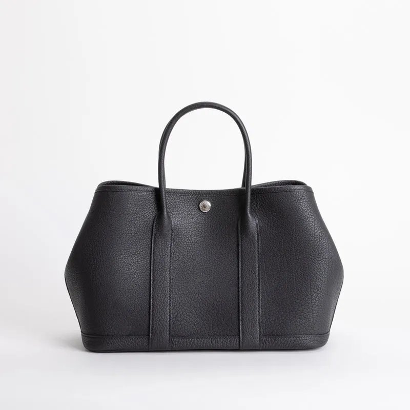 GARDEN PARTY 30 NEGONDA LEATHER NOIR (BLACK) WITH PALLADIUM HARDWARE (PHW) - 1