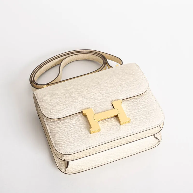 CONSTANCE 18 (MINI) EPSOM LEATHER NATA WITH GOLD HARDWARE (GHW) - 4