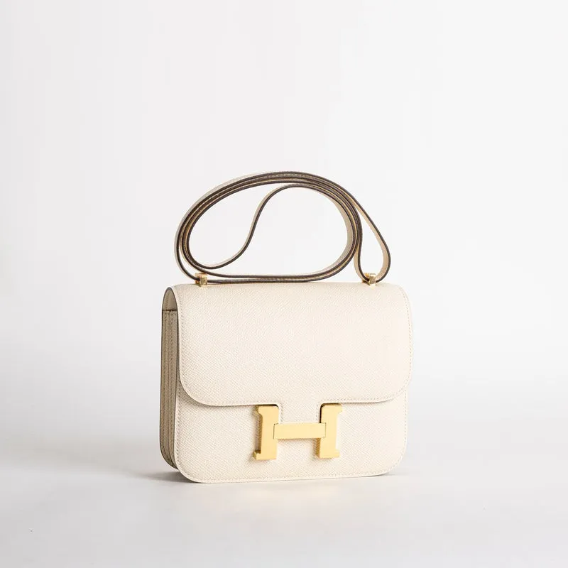 CONSTANCE 18 (MINI) EPSOM LEATHER NATA WITH GOLD HARDWARE (GHW) - 2