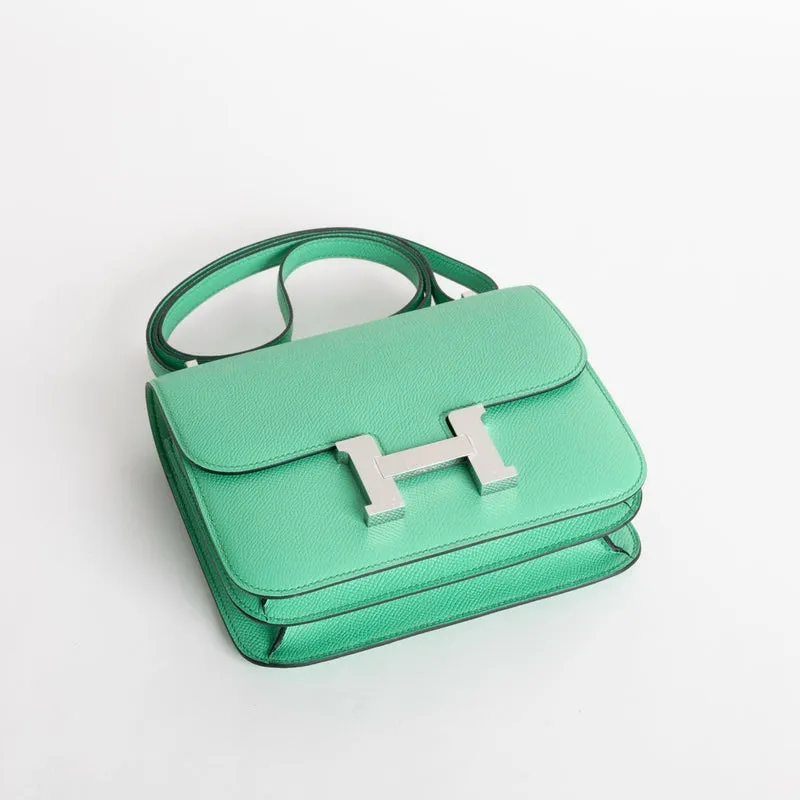 CONSTANCE 18 (MINI) EPSOM LEATHER VERT COMICS WITH PALLADIUM HARDWARE (PHW) - 5
