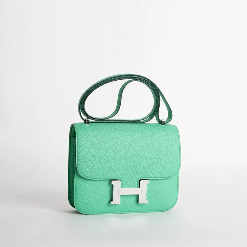 CONSTANCE 18 (MINI) EPSOM LEATHER VERT COMICS WITH PALLADIUM HARDWARE (PHW) - 3
