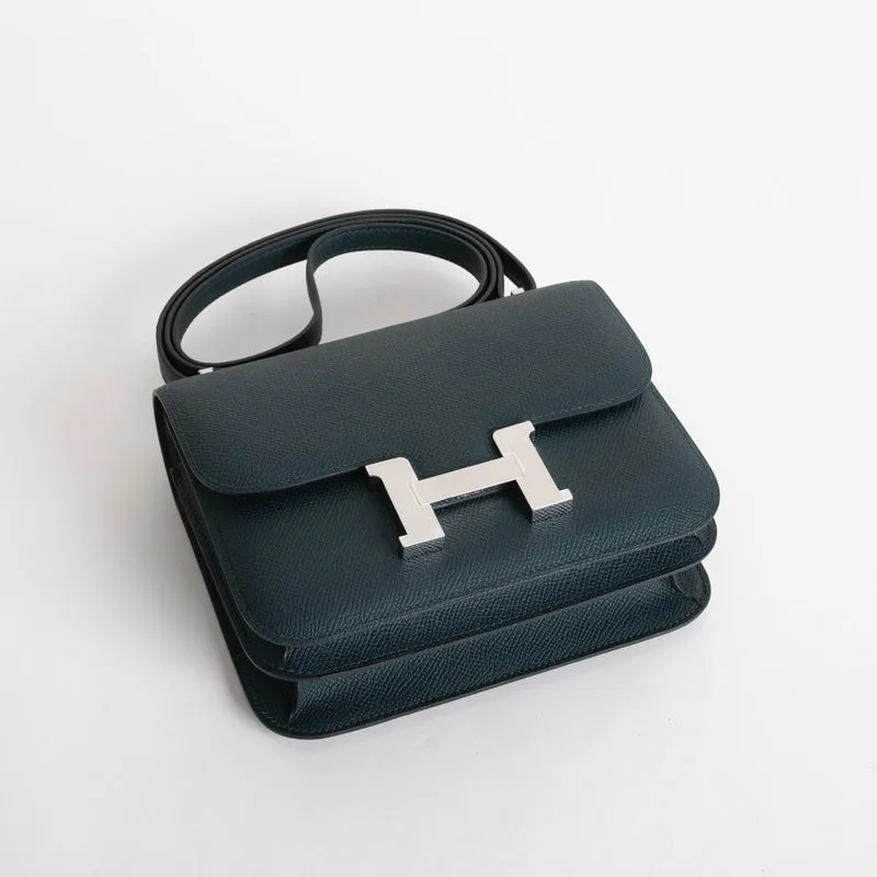CONSTANCE 18 (MINI) EPSOM LEATHER VERT ROUSSEAU WITH PALLADIUM HARDWARE (PHW) - 4