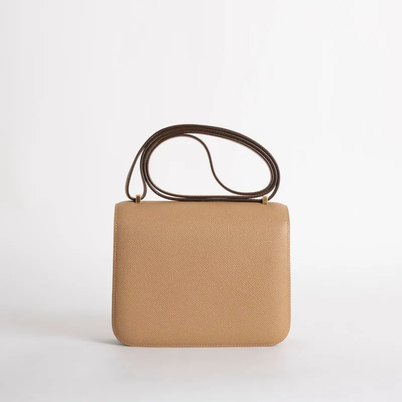 CONSTANCE 18 (MINI) EPSOM LEATHER CHAI WITH GOLD HARDWARE (GHW) - 2