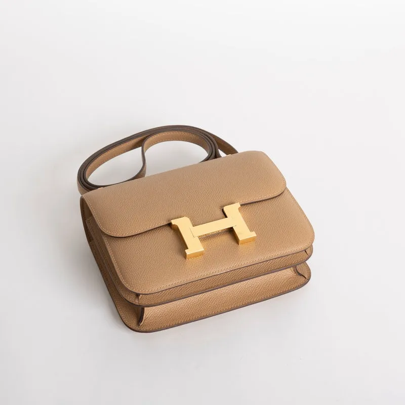 CONSTANCE 18 (MINI) EPSOM LEATHER CHAI WITH GOLD HARDWARE (GHW) - 4