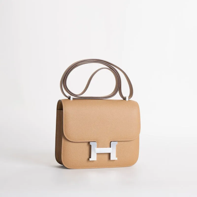CONSTANCE 18 (MINI) EPSOM LEATHER CHAI WITH PALLADIUM HARDWARE (PHW) - 3